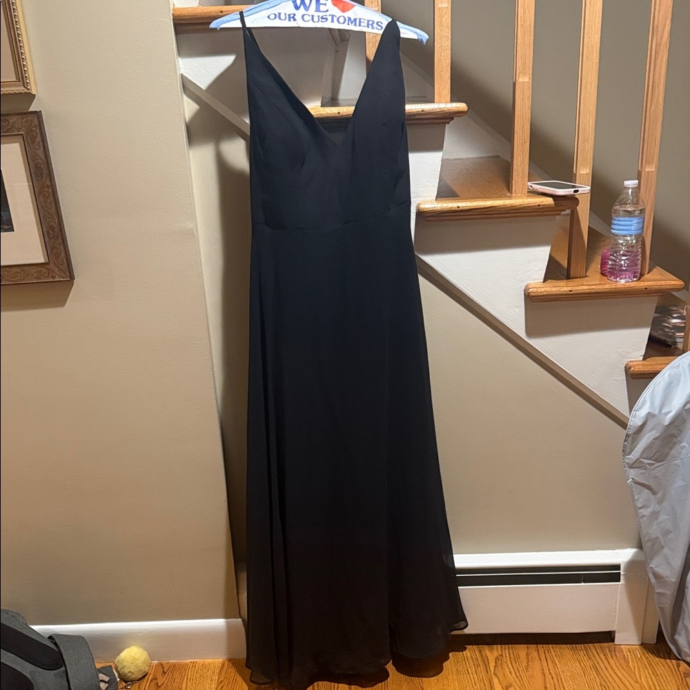 Jenny Yoo Elegant Black Evening Gown